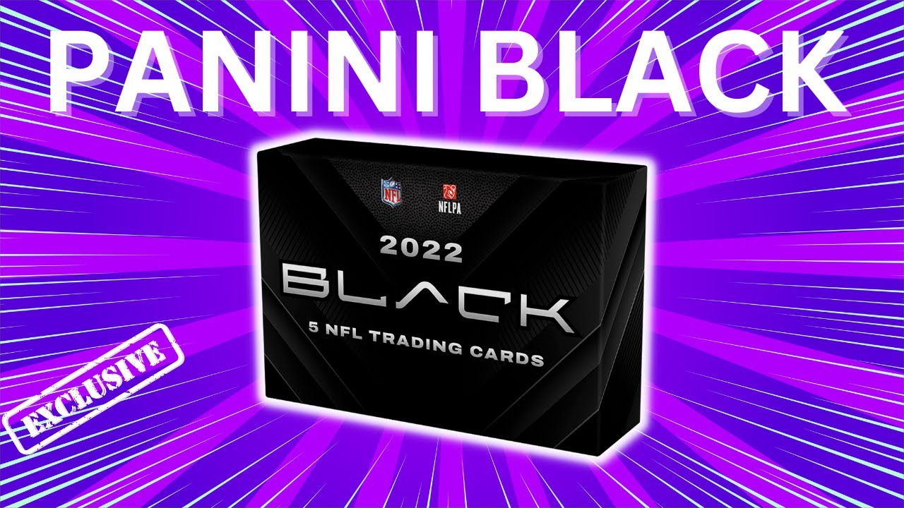 Box Review | 2022 Panini Black Football Hobby Box | Panini Black Box Opening