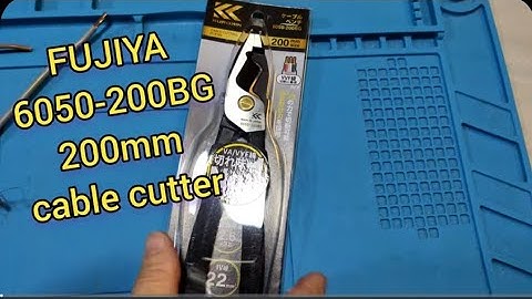 V.857 FUJIYA 6050-200BG 200mm cable cutter,made in Japan.