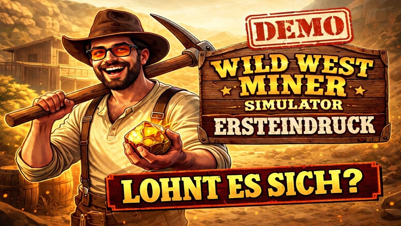 Wild West Miner Simulator – Ersteindruck 🤠 Lohnt sich das Goldgräber-Abenteuer? | VeyroxLP
