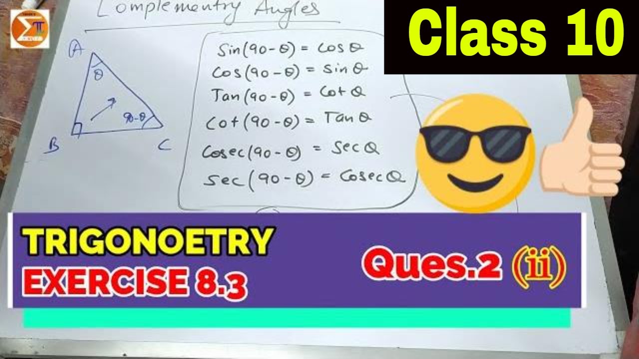 Exercise 8.3 Question 2 (ii) Trigonometry Class 10 Maths | Educated Thorium