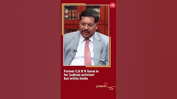 Former CJI B R Gavai on 