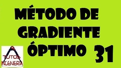 🎢 Método de gradiente óptimo (optimización multivariable)