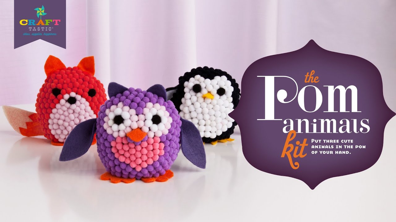 DIY Mythical Pom Animals Craft Kit