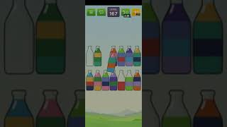 Liquid sort puzzle level 167