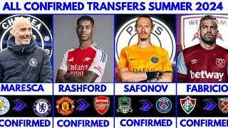 💥LATEST CONFIRMED TRANSFERS SUMMER 2024, Rashford to Arsenal✅, Safonov to PSG✅💥