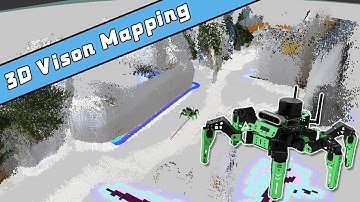 Real AI Robot Vision! 3D Visual Mapping!