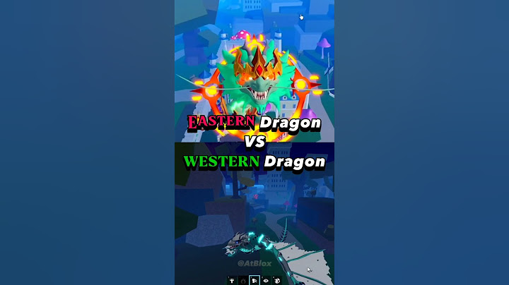 Eastern Dragon Vs Western Dragon #shorts #bloxfruits #gaming