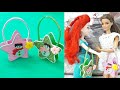 Làm túi xách cho búp bê| DIY doll handbag