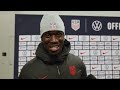 Folarin Balogun | POST-MATCH MIXED ZONE | USMNT vs. Ghana | October 17, 2023