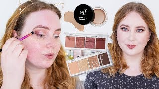 TESTING NEW ELF MAKEUP | ELF Putty Eye Primer and Bitesize Palette First Impressions