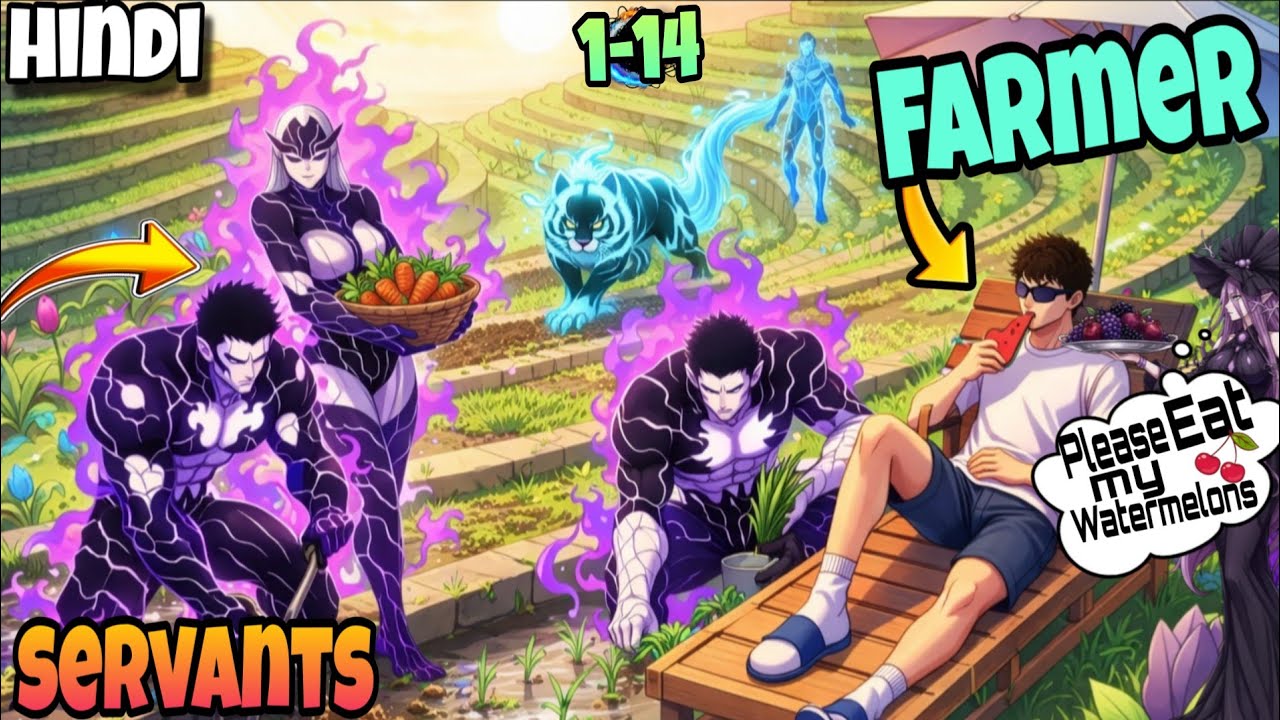 [08] He was the max level farmer, but one day he got necromancer ability. Manhua recap. manhwa recap