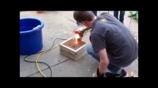 DIY Electric Arc Furnace Melting Copper and Iron