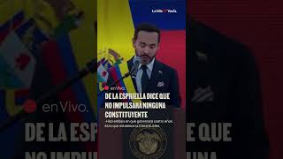 De la Espriella afirma que no impulsará una Constituyente De la Espriella afirma que no impulsará una Constituyente
