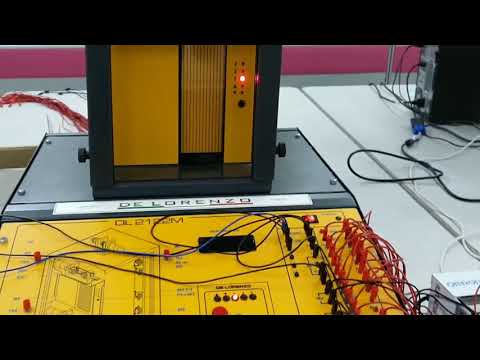 Lift system using OMRON SYSMAC