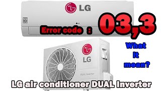 Lg error code 03, AC error code 03, How to fix lg error code 03