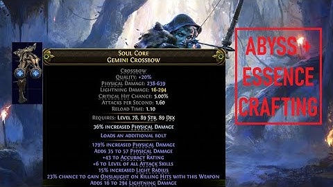 Abyss Essence Crafting is OP | FULL Lightning Crossbow Deadeye Weapon Craft | 0.3 Path of Exile 2