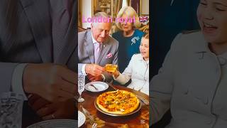 King charles eat pizza # London #love #beautiful #reels