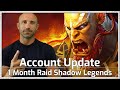 Account Update after 1 Month of RAID Shadow Legends