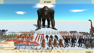 KONG VS EVERY SQUAD - Animal Revolt Battle Simulator