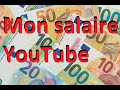 Ce que je gagne avec youtube