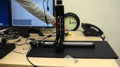 Laser2000 - Video démo système motorisé XYZ