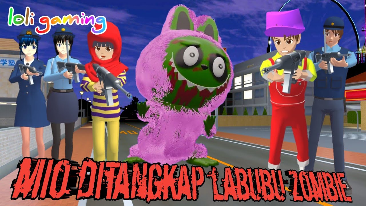 Mio ditangkap mau jadi santapan labubu zombie😱😱😱😡😡😡