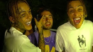 CRUSHING Beers on their heads.. ft. Lil Skies & Landon Cube