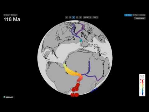 Pangea's Triassic to Cenozoic rifts from 240 Ma to present