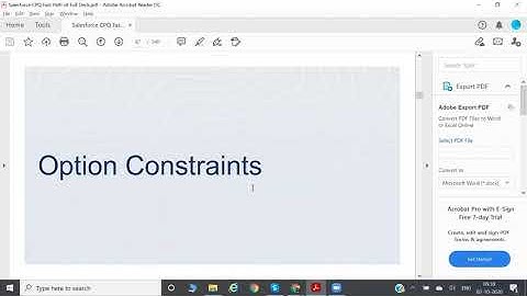 Salesforce CPQ   Code Pattern configuration and Option Constraints