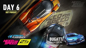Need For Speed: No Limits | 2018 Bugatti Chiron (NFS 25th Anniversary - Day 6 | Hot Pursuit)