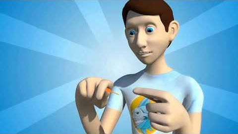 How to use the flossfish - 3D animated video