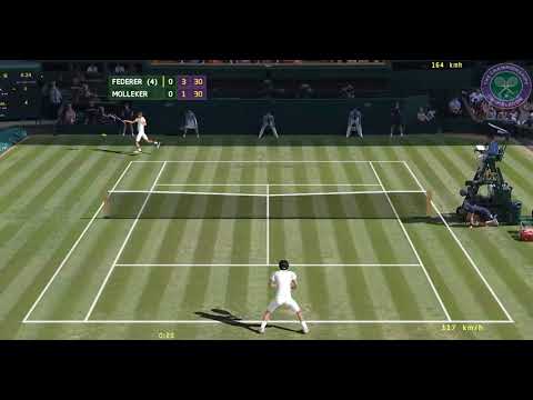 Roger Federer vs.Rudolf Molleker (WIMBLEDON 2020.)1.ROUND