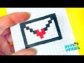 ОЧЕНЬ ЛЕГКО! МИНИ КОНВЕРТ РИСУЕМ ПО КЛЕТОЧКАМ !MINI CONVERT Very Easy!PIXEL ART HOW TO DRAW !