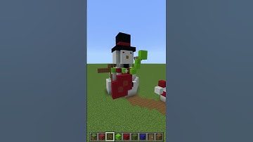 Snowman Build Battle ft. @teakixi4289 -Minecraft Advent calendar day 3