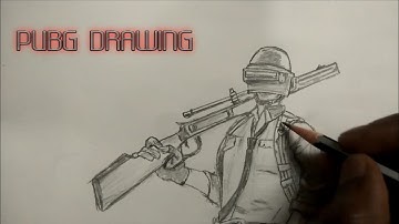 How to draw pubg character | pencil drawing