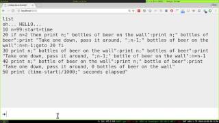 Little Bird BASIC Demo