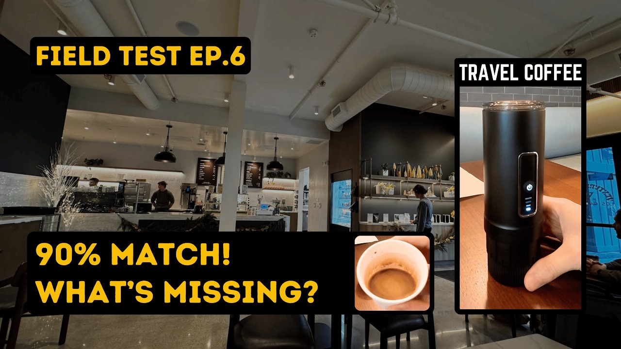 Моя портативная кофемашина приготовила 90% эспрессо в кафе. Экскурсия по местной кофейне, эпизод ...