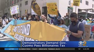 Activists Demand Billionaires Tax, March To Gov. Cuomo's Manhattan Office