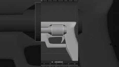 Blender Modeling : Futuristic Pistol 🔫 full video on my channel