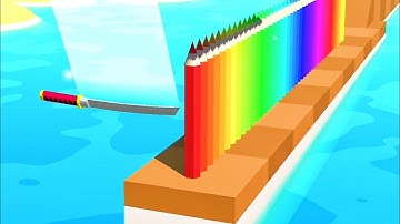 Flying Cut Game! Satisfying and Relaxing ASMR Slicing Video