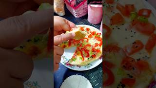 اسرع بيتزا بدون فرن او خميرة//جاهزة في 5 دقائق//pizza