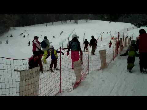 skiing at Lysa Gora in Sopot (Poland)