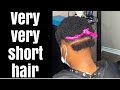braiding very very short hair / knotless box braid / the whole process