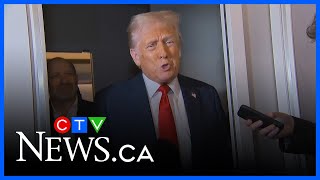 Donald Trump says he's not ruling out a third term as U.S. president