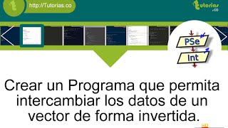 arreglos – pSeint (intercambio vector forma invertida)