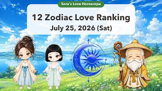 💗 Love Horoscope July 25, 2026 — All 12 Zodiac Signs Ranked ✨｜Love Astrology｜Daily Horoscope screenshot 3