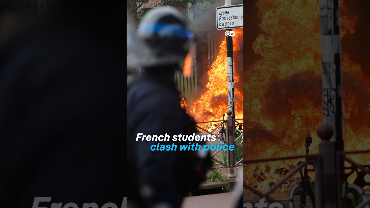 Student protests in France turn violent | DW News