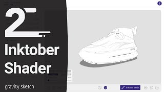 Uploading Gravity Sketch models to LandingPad and using the Inktober shader - Almost 2min Tutorial