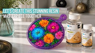 ✨ Resin tutorial: create a stunning 3D art piece with Artline Honey Epoxy Resin by @SmartysCrafts 