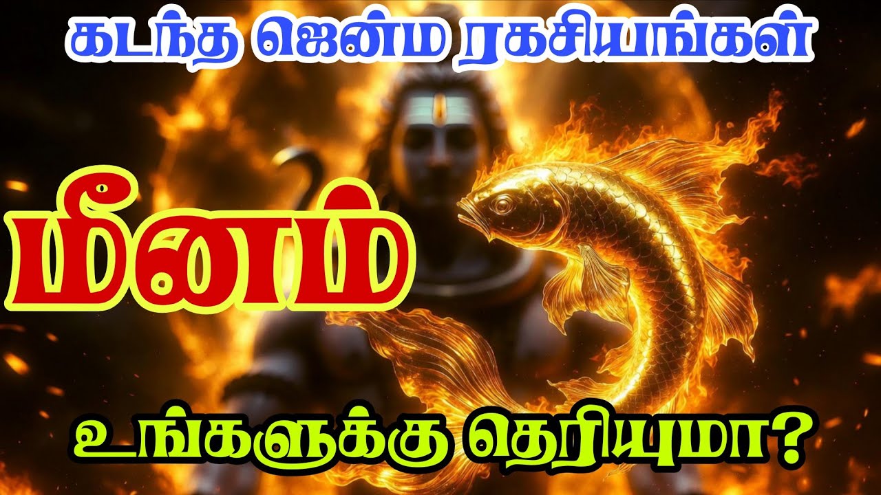 மீனம்♓🐠 நீங்கள் யார் என்பதை சொல்லும் கடந்த ஜென்ம ரகசியங்கள் | Iraivaa Talks #astrology #மீனம் 
